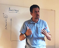 Pierre Nendaz lors du séminaire "Etre le meilleur de vous-même".